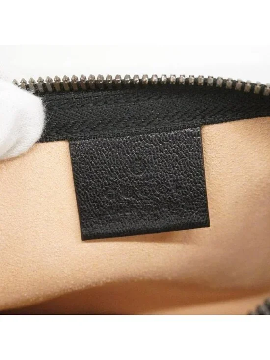 Gucci Tote GG Marmont Leather Black Gold - Picture 5 of 10